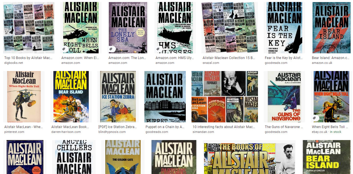 Alistair Maclean Collection 50+ books Epub and Mobi